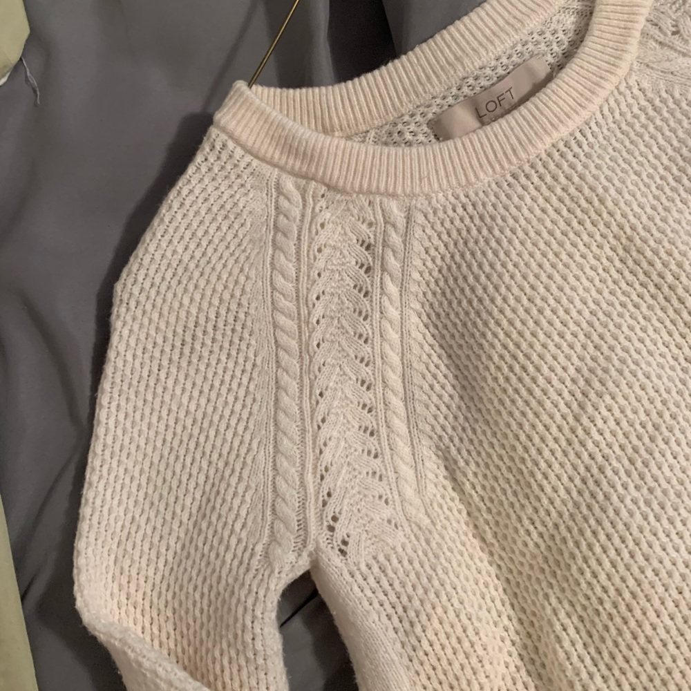 LOFT Cream Sweater